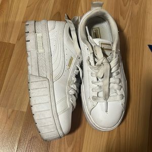 Puma Mayze Platform Sneakers White